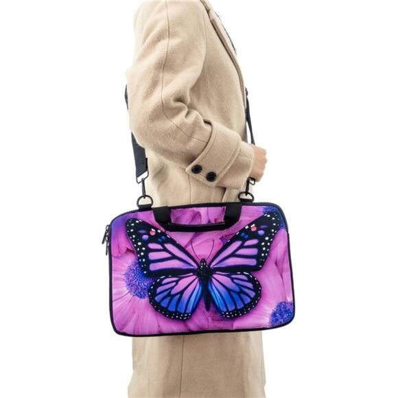 Canvas Laptop Carrying Shoulder Sleeve Carrying Case Protective Bag Briefcase - Picture 7 of 8